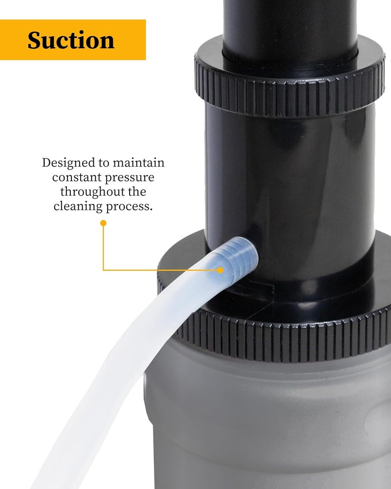 Bar-King Quick-Connect Kegerator Beer Line Cleaning kit. Now You Can Clean Your Beer Lines as Easily as Changing a Keg. (Includes Cleaning Powder) - for Standard Kegs - Image 3
